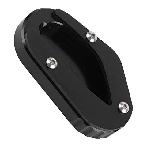 Motorcycle Foot Side Stand,Motorcycle Kickstand Extension Foot Pad,CNC Aluminium Alloy Durable Universal Side Stand Pad for TRIUMPH Bonneville T120 16 2020 for TRIUMPH Bonneville T100 18 2020(black) Cover
