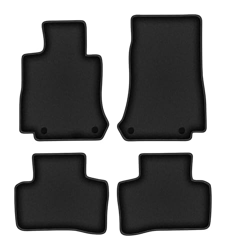 Tapis de sol caoutchouc Mercedes EQC N293 tapis voiture noir sur mesure