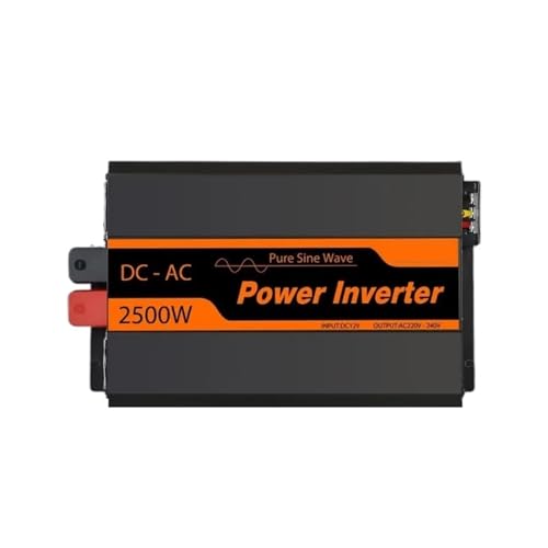 Inversor de onda sinusoidal pura 2500W con múltiples protecciones para un uso seguro fuera de red