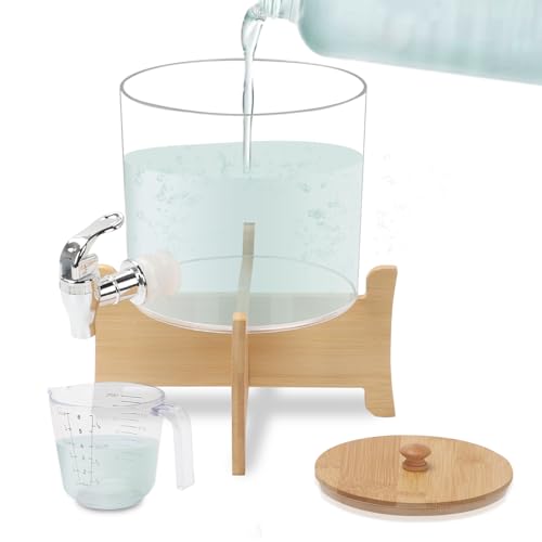 Drink Dispenser with Tap, 2.5L Drink Dispensers for Parties, Beverage Dispenser with Stand and Stainless Steel Faucet, for BBQ, Picnic, Pool Parties, and Social Events Laundry Detergent