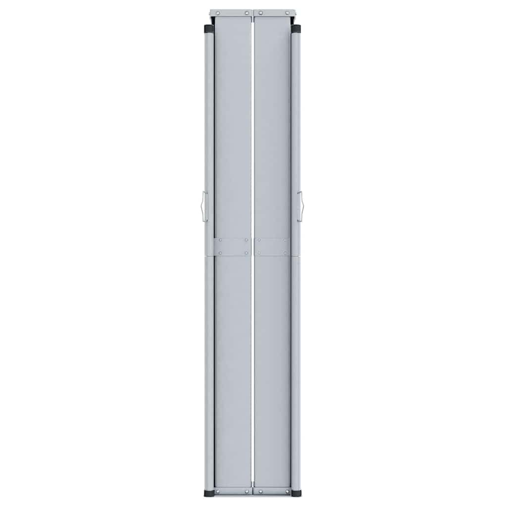 Toldo lateral extensible, negro, 180 x 600 cm, resistente a los rayos UV, resistente al agua, resistente al viento, para jardín, balcón, terraza, con función de enrollado automático, plegable