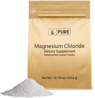 Pure Original Ingredients Magnesium Chloride (1 lb), Eco-Friendly Packaging, Crystal Powder, Magnesium Supplement