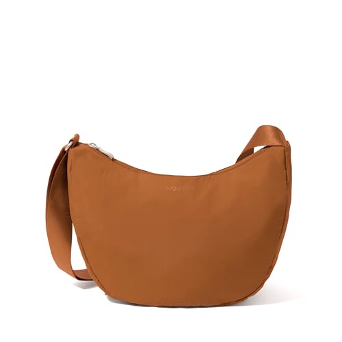 Image of Baggallini Swift Crescent Crossbody Bag for Women - Lightweight 12 inchx8 inch Travel Purse Handbag