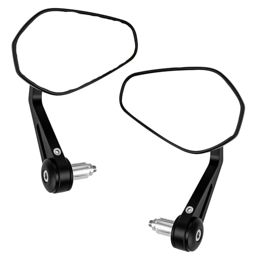 Espejo retrovisor para motocicleta con cristal antirreflejos para manillar FZ09 y FZ07