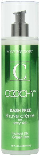Coochy Body Shave Cream - Green Tea 3 Bottles 16oz