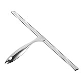 LOLIPPYY Edelstahl Duschabzieher mit Ergonomischem Griff Fenster Spiegel wasserschieber für...