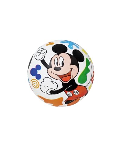 Disney Mickey Mouse Mickey Bola de bioball para andebol, praia, jardim, 17 cm