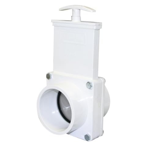 Valterra 4303 PVC-Torventil, Weiß, 7,6 cm Cover