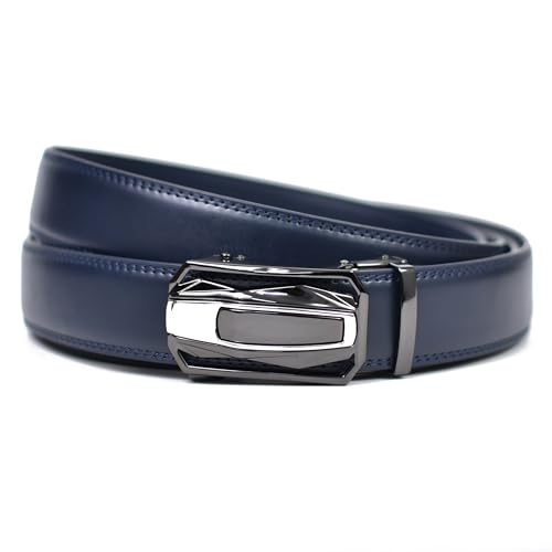 Image of WildHorn Men's Genuine Leather Belt for Men| Premium Auto-Lock Buckle | Adjustable up to 48 inch | Formal & Casual Wear | Micro-Adjust Fit | Stylish Gift Box Included