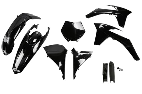 Plastique KTM SX 250 2012 UFO PLAST kit complet noir pour rénover la moto