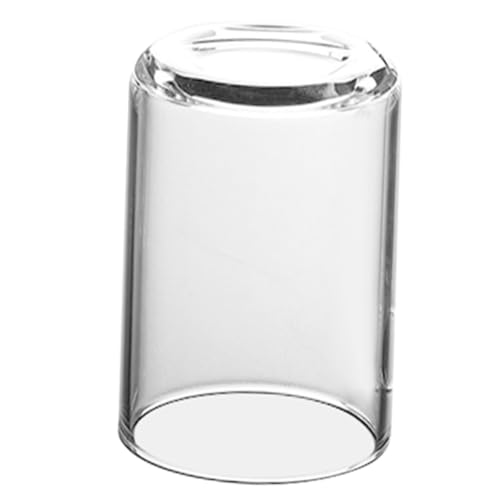 SHINEOFI Jarrón de Vidrio Transparente Cilíndrico de 1225 Ml, Diseño Recto y Liso, para Decoración del Hogar, Oficina y Eventos, Jarrón de Cristal Multiusos para Flores y Arreglos