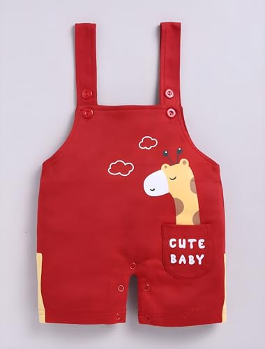 Image of Toonyport Baby Boy Cute Mamma's Munckin Dungaree (Pink)