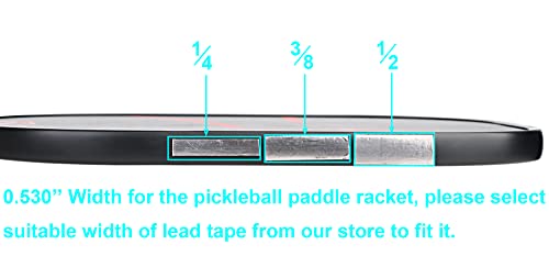 SummerHouse 3/8'' x 197'' Squash Tennis Racquet Pickleball Paddle Racket Lead Tape Weight Silver Self-Adhesion Golf Clubs Head SwingWeight 0.35g Per Inch - Image 8