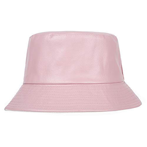 Chapeau bob en cuir PU imperméable ZLYC pour festival et pluie