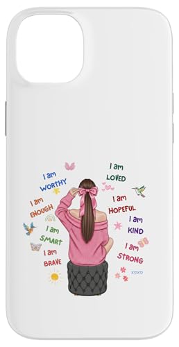 Empowering Women Positive Affirmation Self Love Graphic �X�}�z�P�[�X iPhone 14 Plus �p
