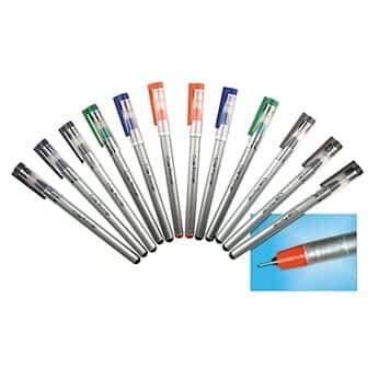 Stylos de marquage scientifiques à pointe fine en assortiment de couleurs