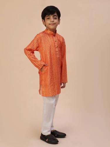 Image of Pro-Ethic Style Developer Kids Boys Kurta Pyjama Set, Festive, Ethnic Wear Set, Cotton, Striped Print (S-295)