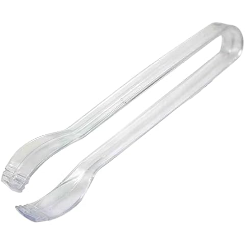 Tiny Tasters Clear Disposable Tongs Cover