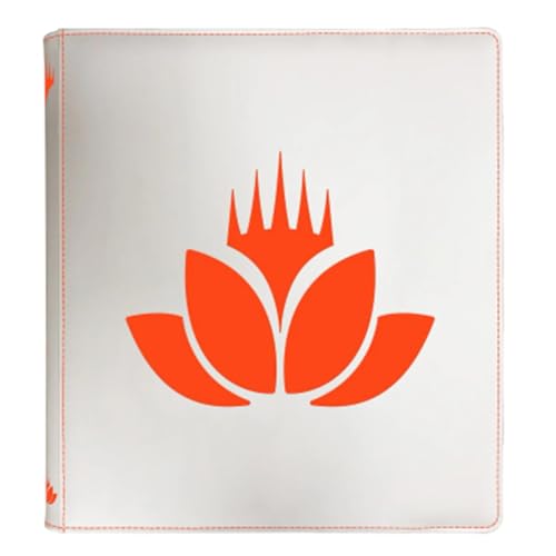 Image of Ultra PRO - Mana 8 12-Pocket Zip PRO-Binder - Lotus for Magic: The Gathering, Holds & Protects 480 Standard Sized Cards, Collector's Edition Durable Trading Secure Side-Loading Pocket Binder