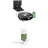 Bundle of iRobot Roomba Combo j7+ Self-Emptying Robot Vacuum & Mop - Fully Retractable Mop pad, Identifies & Avoids Obstacles, Ideal for Pets w/iRobot Authentic Microfiber Mopping Pad, 2-Pack