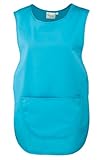  Überwurfschürze / Kasack / Tabart mit Tasche (XL, Türkis)
