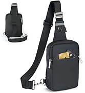 BROADREAM Upgraded Waterproof Sling Bag with RFID Blocking & Anti-Theft Design - Multi-Functional...