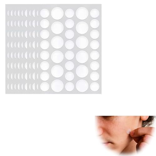 Parches Invisibles para Acné Hidrocoloides, Absorbentes con Aceite de Té y Ácido Salicílico, Uso Diurno y Nocturno, Parches para Granos