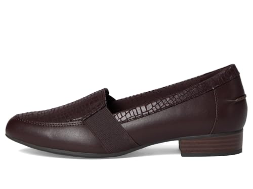 Clarks Clarks Collection Women's Juliet Beat Loafer, Merlot Leather, 11 M US