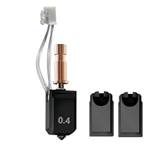 for Anycubic Kobra S1 Ceramic Hotend 0.4mm Hardened Steel Nozzle,Upgraded Protection Thermistor,Kobra S1 Combo Hotend 24V 48W Rapid Heating Head 3D Printer Accessory with 2 Pcs Silicone Sock