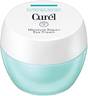 Curel Moisture Repair Eye Cream for Dry, Sensitive Skin, 25g White