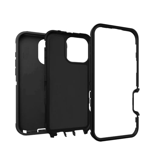 Defender Case Compatible with iPhone 16 Pro Max Black, Ultra-Rugged, Protective Phone Case by OTTBOSYER - Image 3