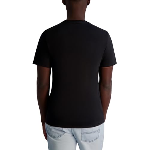 KARL LAGERFELD Men's Short Sleeve Crewneck Graphic Design T-Shirt4