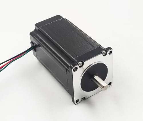 Nema 23 Stepper Motor 4.2A 3.0Nm (425oz.in) 100mm Length with 8mm Shaft for CNC Mill Lathe Router