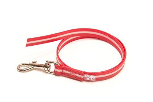 Julius-K9 Laisse phosphorescente IDC Lumino sans poignée, 19 mm x 1 m, Rouge