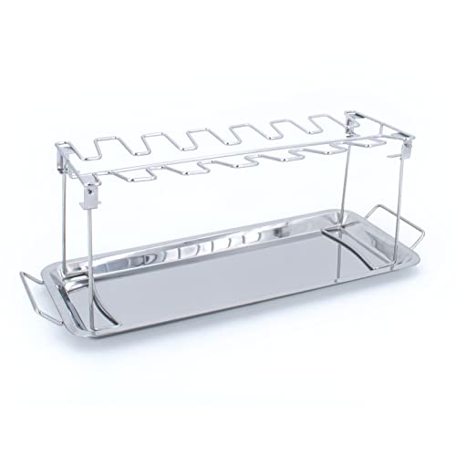 Kyto Support pour cuisse de poulet en acier inoxydable pour barbecue Cover