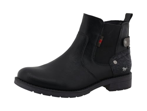 Mustang 15m0052002, Botas Cortas al Tobillo Mujer, Negro, 37 EU