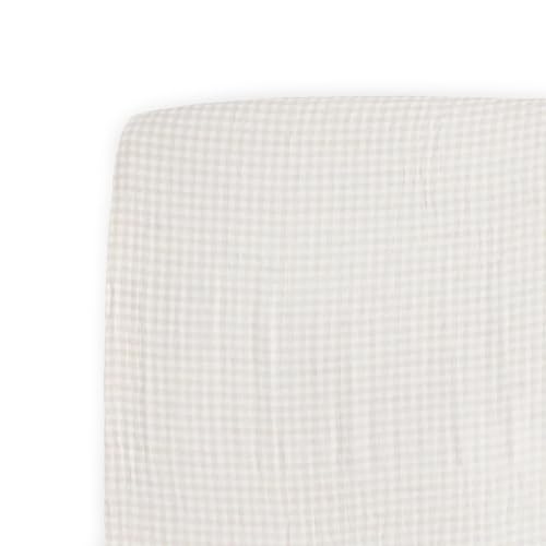 Image of Little Unicorn Toddler Bedding 3-Piece Set | Includes Comforter, Crib Sheet & Pillowcase | Soft & Breathable Muslin Fabric | for Convertible Cribs & Toddler Beds (Work Trucks)