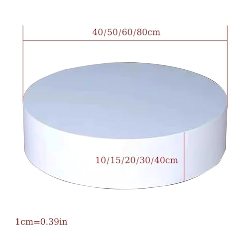 Présentoir rond sur pied stable pour table à desserts sans risque de chute