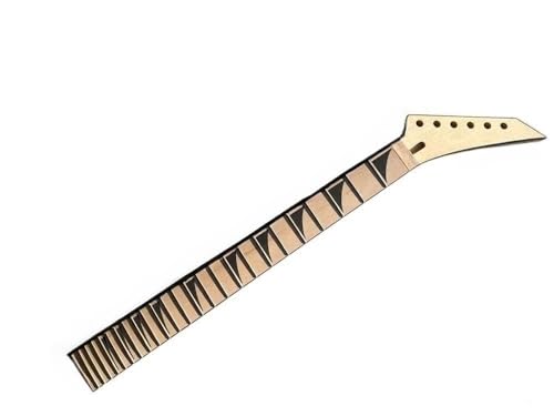 Manche de guitare à 24 frettes 25.5 pouces avec sillet bloquant et touche aileron de requin