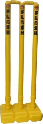 SANR Flash Plastic Cricket Stumps Set Full Set,3 Stumps with One Base/Two Bails-(Size Large, Color Vary) (B0CKL6DTZW) Amazon Price History, Amazon Price Tracker