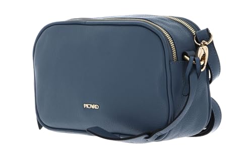 Sac à épaule Picard Java en denim bleu gris | Bandoulière ajustable