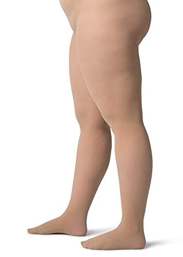 Image of Silky Toes Plus Size Tights for Women | 60D Soft Opaque Comfort Fit Pantyhose | Black or Colored 1-2 pairs | 1X-8X