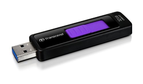 Image of Transcend JetFlash 760 32GB 3.1 Gen 1(USB 5Gbps) Flash Drive, Pen Drive, LED Data Transfer Indicator, 5-Year Limited Warranty, Black (TS32GJF760)