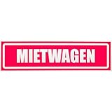 Kiwistar - Cartel magnético con diseño de Carro de Alquiler