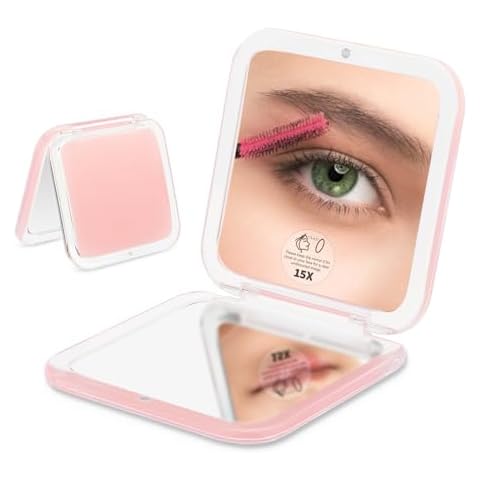 LONTAN 15X Magnifying Compact Mirror Cover