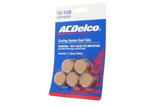 ACDelco GM Original Equipment 10-108 (12378255) Cooling System Sealing Tabs - 4 g (Pack of 5)