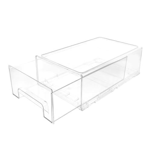 BESTYASH Caja de almacenaje organizador de cajones divididos Organizador de cajón de maquillaje apilable con cajoneras caja almacenaje plastico cajón organizador cocina