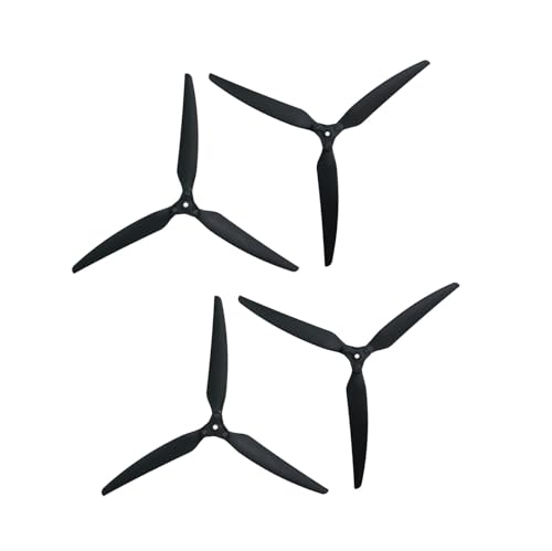 Hélice pliable 1307F tripale nylon pour drone multirotore et quadcopter RC