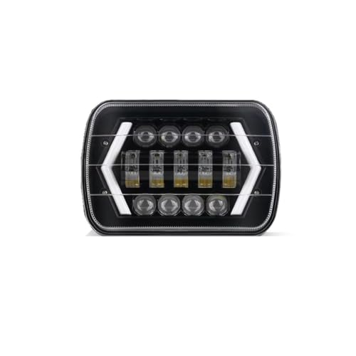 Phare LED 5X7 H4 pour remplacer vos optiques jaunes et rouler en sécurité