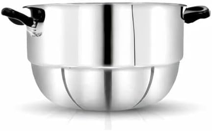 Pigeon Stainless Steel Idli|Dhokla|Momo Maker|Multi Pot|Steaming Set| 4 Plates|20 Idlies| Induction friendly, 100% Pure & Toxin-free